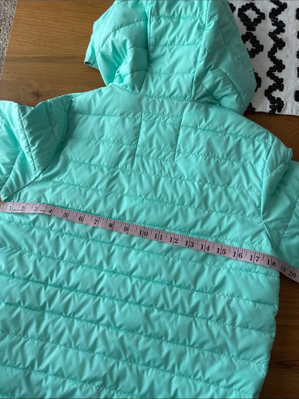 GAP Kids Cold Control Aqua Hooded Lightweight Puffer Jacket kids girls XL